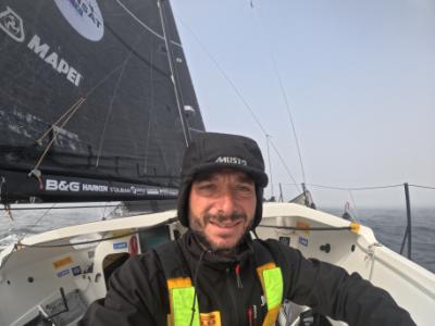 Ambrogio Beccaria tiene "a la vista" la meta y la victoria de la Clase 40 Ambrogio Beccaria tiene "a la vista" la meta y la victoria de la Clase 40